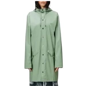 NWT Rains Women's Long Jacket W3 Waterproof Rain Jacket Coat Minimalist